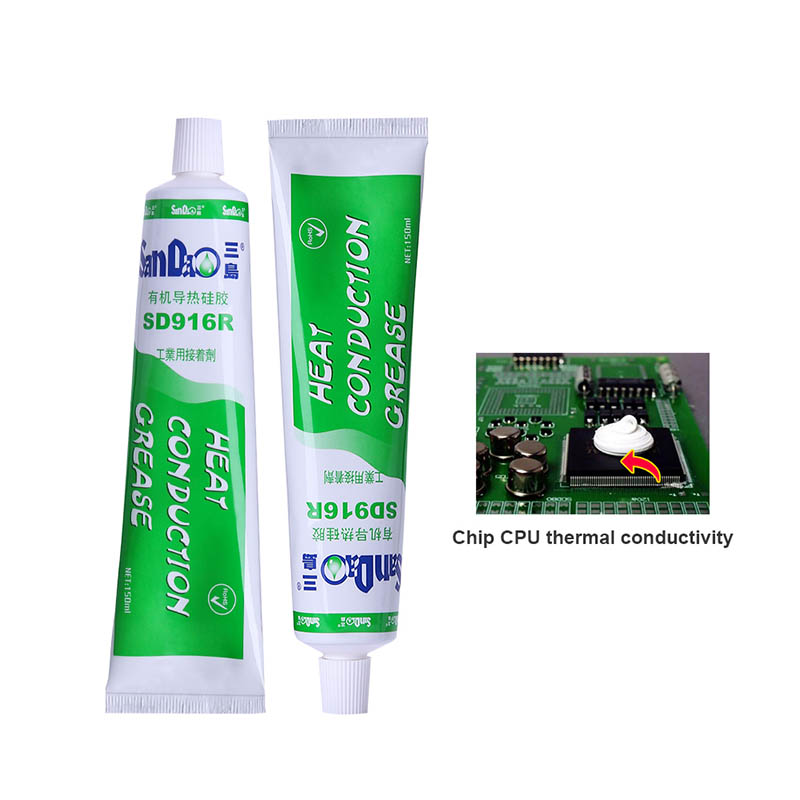Sandao 916R Electronic Appliances Thermal Conductive Silicone Small Appliances Household Radiator CPU Chip Insulation Silicone Adhesive Glue