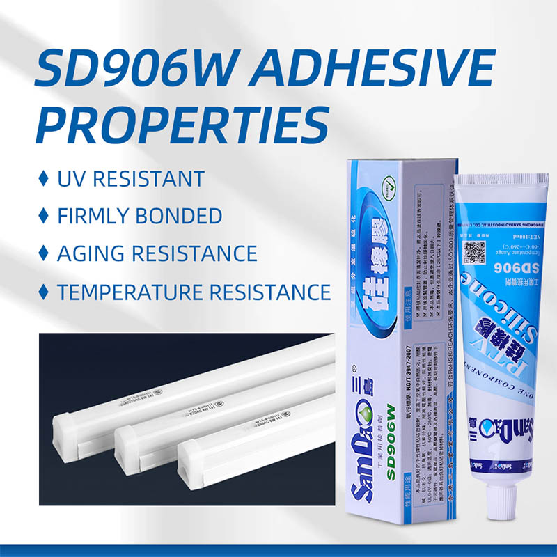 Sandao SD-906 LED Waterproof Sealant Electronic Circuit Board Fixed Bonding High Temperature Resistant Filling Potting Glue