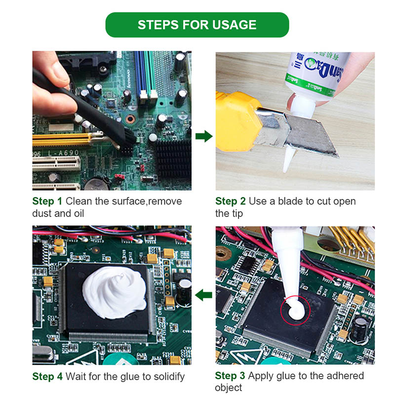 Sandao 916R Electronic Appliances Thermal Conductive Silicone Small Appliances Household Radiator CPU Chip Insulation Silicone Adhesive Glue